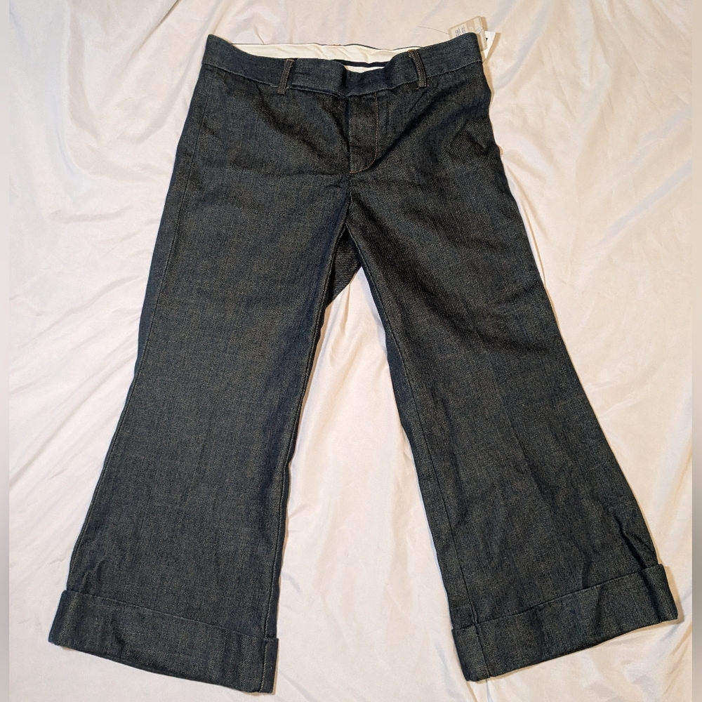 NWT Y2K Gap Women's Cuffed Ankle Jeans‎ Size 1 Dark Wash